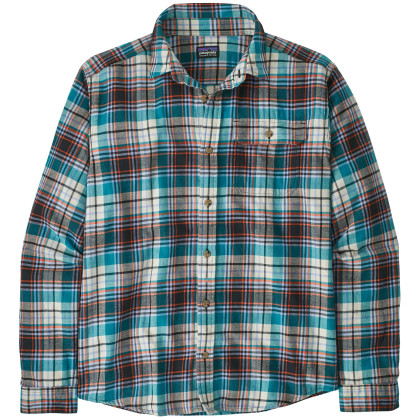 Camicia da uomo Patagonia Fjord Flannel Shirt blu/azzurro Lavas: Belay Blue