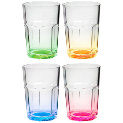 Set di bicchieri Brunner Octoglass Color Set blu/viola