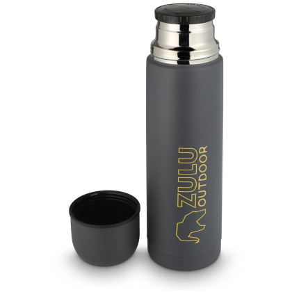 Thermos Zulu Vacuum Flask 0,75L grigio/giallo grey