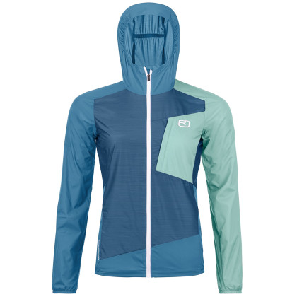 Giacca da donna Ortovox Windbreaker Jacket W blu Petrol Blue