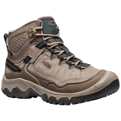 Scarpe da donna Keen Targhee Iv Mid W marrone chiaro brindle/nostalgia rose