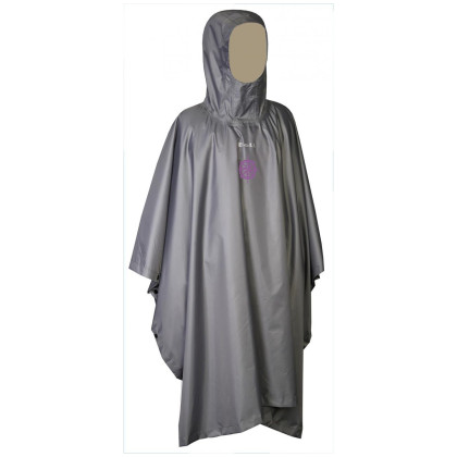 Poncho per bambini Boll Junior grigio/viola violet shale