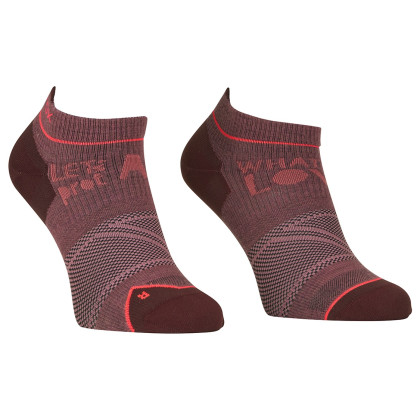 Calzini da donna Ortovox Alpine Light Low Socks W rosa/viola mountain rose