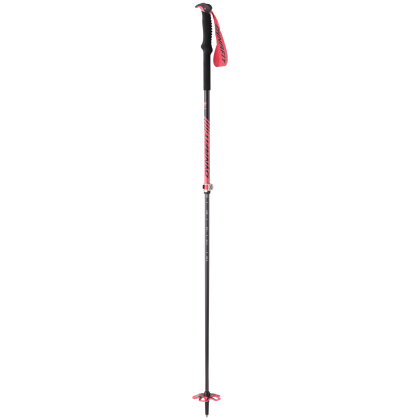 Bastoncini da skialp Dynafit Tour Vario 2.0 nero/rosso fluo coral