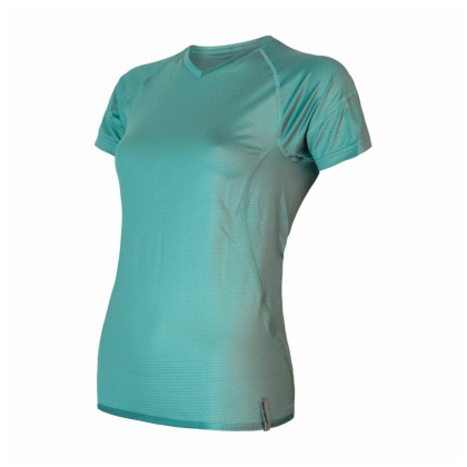 Maglietta sportiva da donna Sensor Coolmax Tech azzurro mint