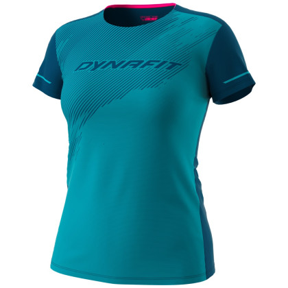 Maglietta sportiva da donna Dynafit Alpine 2 W S/S Tee blu Ocean