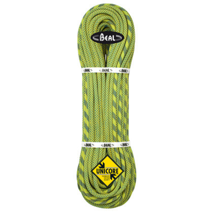 Corda da arrampicata Beal Booster Unicore Safe Control 9,7 mm (60 m) verde