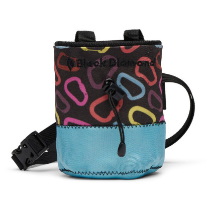 Sacchetto porta magnesite Black Diamond Kids Mojo Chalk Bag blu/nero Glacier (4072)