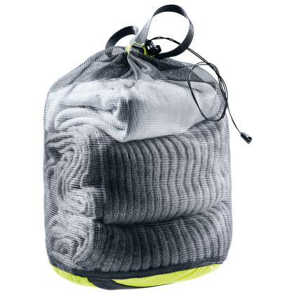 Sacca Deuter Mesh Sack 3 nero/giallo citrus-black