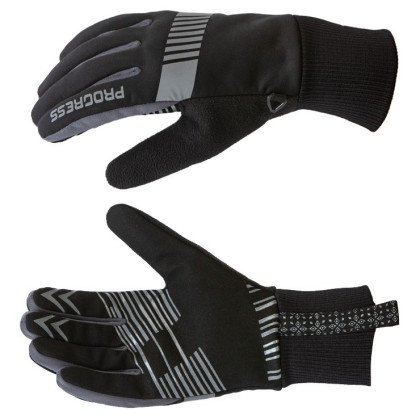 Guanti Progress R SNOWSPORT GLOVES 37RV nero/grigio Black/Gray