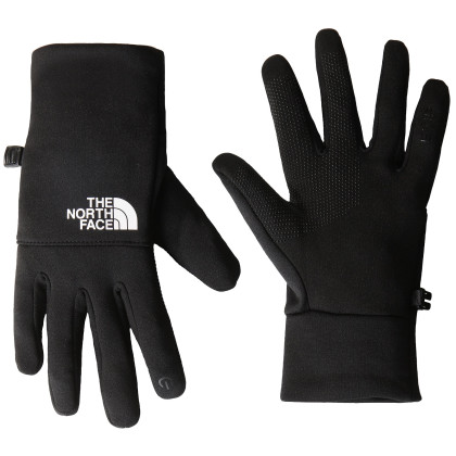 Guanti The North Face Etip Recycled Glove nero Tnf Black/Tnf White Logo