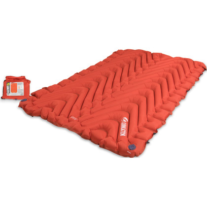 Materassino gonfiabile Klymit Insulated Double V rosso red