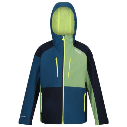 Giacca da bambino Regatta Jr Highton JktV blu/verde Moroccan Blue/Navy