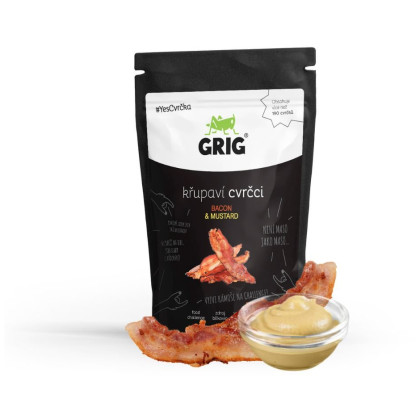 Grilli commestibili Grig Bacon & Mustard