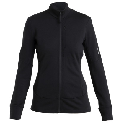 Felpa tecnica da donna Icebreaker Women Merino 260 Quantum IV LS Zip nero Black