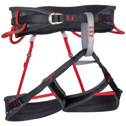 Imbracatura da arrampicata Camp Velocity nero/rosso Black / Red