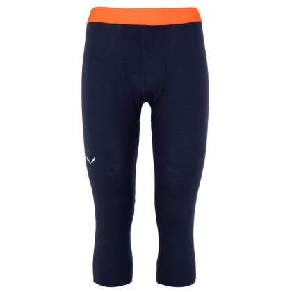 Pantaloni termici da uomo a 3/4 Salewa Cristallo Warm Amr M 3/4 Tight. blu scuro NavyBlazer