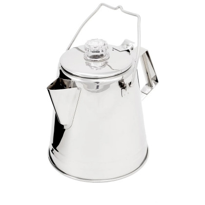 Filtro per caffè GSI Outdoors Glacier Stainless 8 Cup Percolator argento