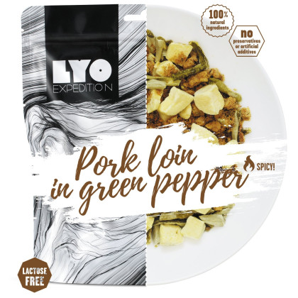 Cibo disidratato Lyo food Maiale con pepe verde e patate 500 g