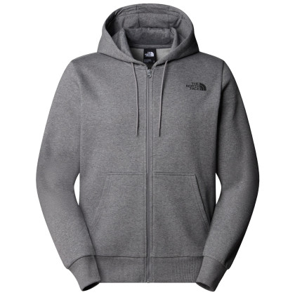 Felpa da uomo The North Face M Simple Dome Full Zip Hoodie grigio TNF MEDIUM GREY HEATHER