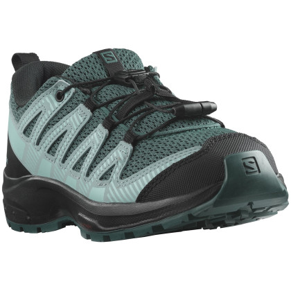 Scarpe da bambino Salomon Xa Pro V8 verde/nero Stargazer / Black / Blue Radiance