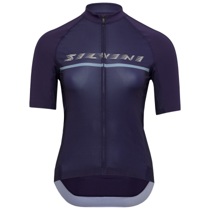 Maglia da ciclismo per donna Silvini Mazzana blu scuro navy-cream