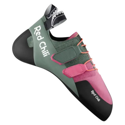 Scarpe da arrampicata Red Chili Fusion LV II rosa/verde raspberry