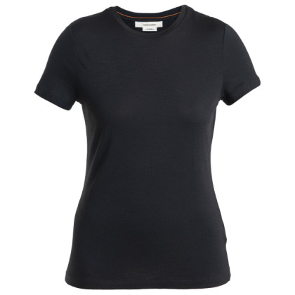 Maglietta sportiva da donna Icebreaker Women Merino 150 Tech Lite III SS Tee nero Black