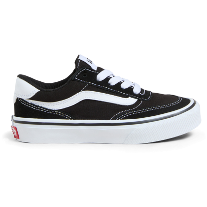 Scarpe da bambino Vans Brooklyn Ls nero/bianco Suede/Canvas Black/White