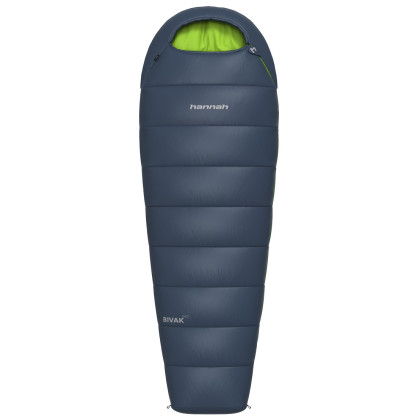 Sacco a pelo Hannah Bivak 240 blu scuro midnight navy/lime green II