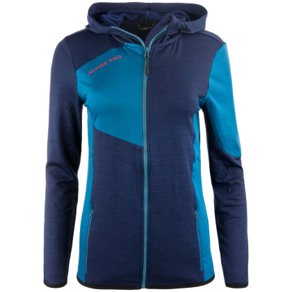 Felpa da donna Alpine Pro Johera blu GIBRALTAR SEA