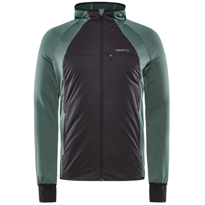 Felpa da uomo Craft ADV Hybrid verde/nero Thyme-Black