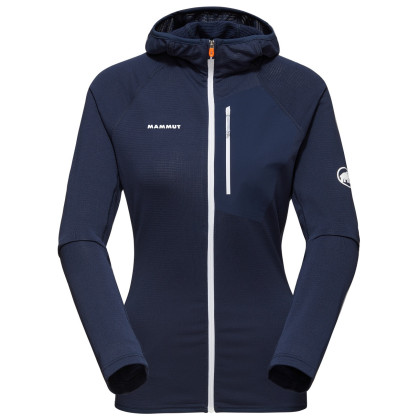 Felpa tecnica da donna Mammut Aenergy Light ML Hooded Jacket blu scuro marine