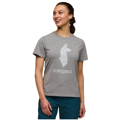 Maglietta da donna Cotopaxi Cotopaxi Llama T-Shirt grigio Heather Grey