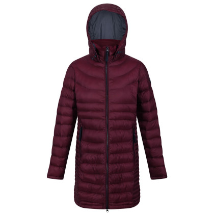 Cappotto invernale da donna Regatta Andel III rosso scuro Burgundy(Seal Grey)