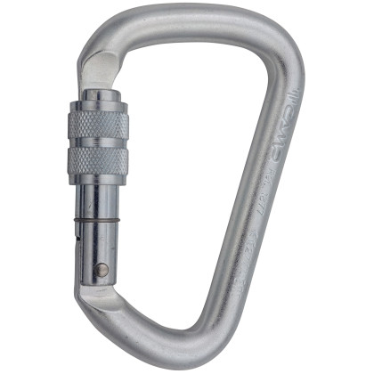 Moschettone Camp Steel D Pro Lock argento