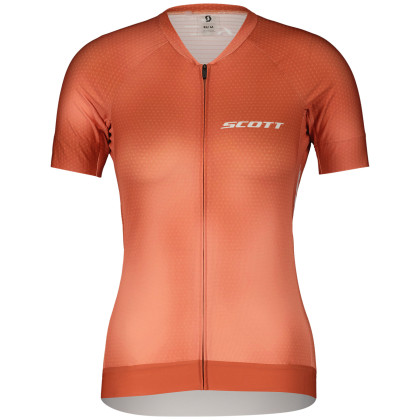 Maglia da ciclismo per donna Scott RC Pro SS rosso/arancio rose beige/braze orange