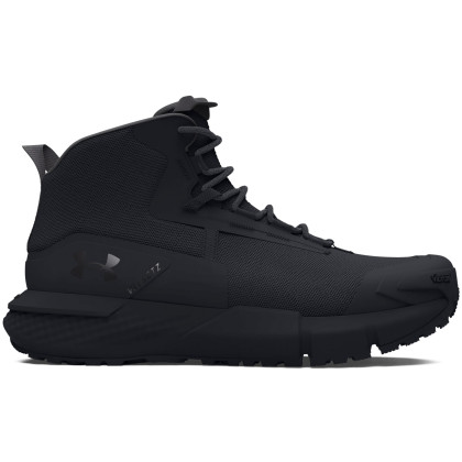 Scarpe da uomo Under Armour Charged Valsetz Mid nero Black/Black/JetGray