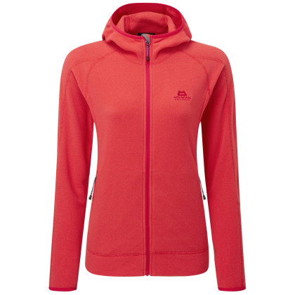 Felpa da donna Mountain Equipment Diablo Hooded Wmns Jacket rosso Me-01559 Capsicum Red