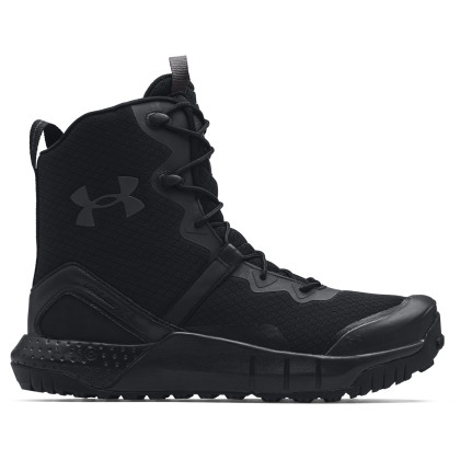 Scarpe da uomo Under Armour Micro G Valsetz Zip nero Black / Black / Jet Gray