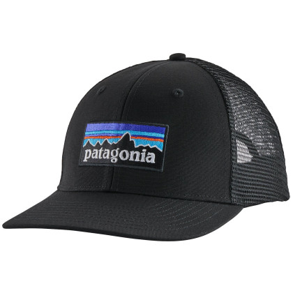 Berretto con visiera Patagonia P-6 Logo Trucker Hat nero Black