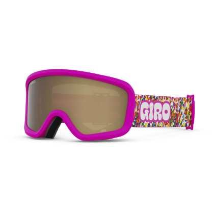 Occhiali da sci per bambini Giro Chico 2.0 rosa Pink Sprinkles