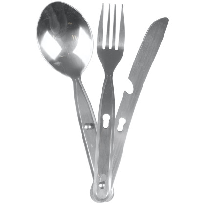 Set di posate Bo-Camp Cutlery set argento Silver