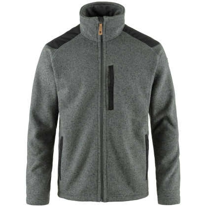 Felpa da uomo Fjällräven Buck Fleece grigio chiaro Grey-Melange