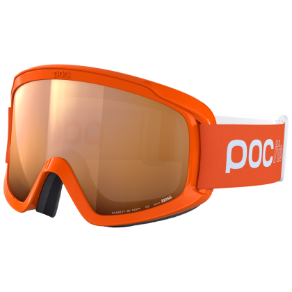 Occhiali da sci per bambini POC POCito Opsin arancione Fluorescent Orange/Partly Sunny Light Orange