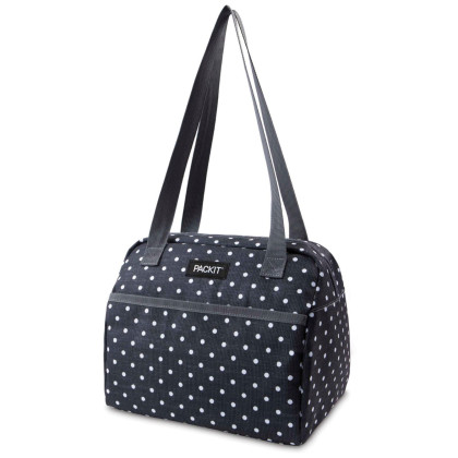 Borsa da picnic Packit Hampton nero/bianco Polka Dot