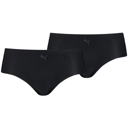 Mutande da donna Puma Seamless Hipster 2P Pack nero Black