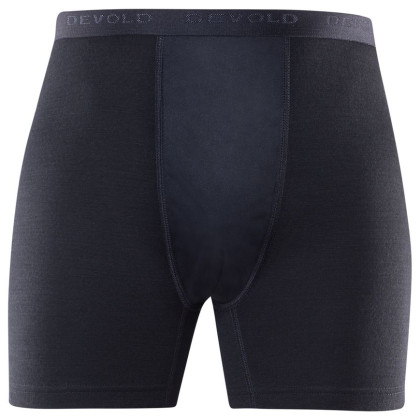 Boxer da uomo Devold Duo Active Man Boxer Windstopp nero Black