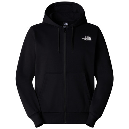 Felpa da uomo The North Face M Simple Dome Full Zip Hoodie nero TNF BLACK