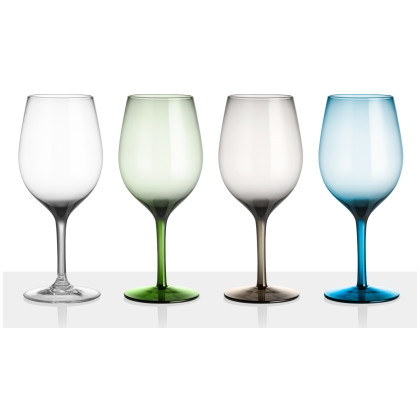 Set di bicchieri Brunner Wineglass Onda/Jazz set trasparente